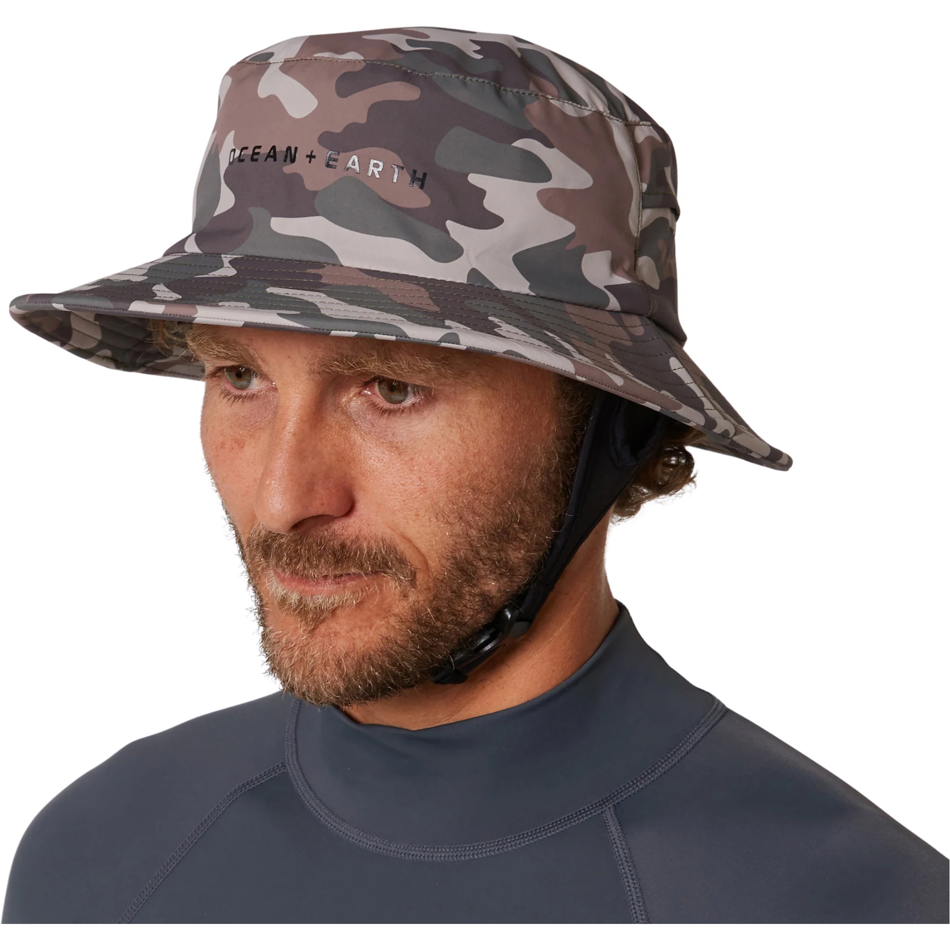 2026 Ocean And Earth Bingin Lightweight Soft Peak Surf Hat SMHA12CAM - Camo